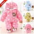 Boy Girl Cute Hooded Romper Clothes Outfits Infant Warm Clothing High Quality Baby Rompes Polka Dots Hooded Rompers Clothes