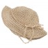 Girls Straw Hat Summer Beach Baby SunHat Round Top Raffia Wide Brim Straw Hats Children Bow Design Women Parent-Child Beach Caps