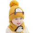 1 To 4 Years Old Baby Kids Beanie Sets Cute Penguin 2 Pcs 2023 Boys Girls Winter Villus Hat Scarf Set Fashion Winter Warm Caps