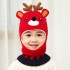 New 2 To 6 Years Old Boy Girl Beanie Protect Neck Cartoon Animal Windproof Winter Child Knit Hat Kids girl's Earflap Caps