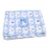 Cute Elephant Cartoon Baby Blanket Newborn Elephant Air Conditioning Quilt Coral Velvet Pillow Quilt dual-use Baby Products