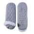 1Pair Thick Warm Sleep Socks Slippers Women Girls Autumn Winter Velvet Home Floor Socks Non Slip Mid Tube Kawaii Cute Socks