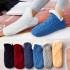 1Pair Thick Warm Sleep Socks Slippers Women Girls Autumn Winter Velvet Home Floor Socks Non Slip Mid Tube Kawaii Cute Socks