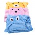 Cute Soft Hooded  Cartoon Animal Blanket Toddler  Animal Baby Bathrobe Baby Bath Towels Kids Bath Robe Infant Towel