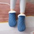 1Pair Thick Warm Sleep Socks Slippers Women Girls Autumn Winter Velvet Home Floor Socks Non Slip Mid Tube Kawaii Cute Socks