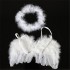 Newborn Photography Accessories Angel Wing Baby Photo Props Handmade Costumes For Infants Fotografia Crochet Costumes For Baby