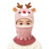 New 2 To 6 Years Old Boy Girl Beanie Protect Neck Cartoon Animal Windproof Winter Child Knit Hat Kids girl's Earflap Caps