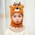 New 2 To 6 Years Old Boy Girl Beanie Protect Neck Cartoon Animal Windproof Winter Child Knit Hat Kids girl's Earflap Caps