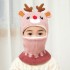 New 2 To 6 Years Old Boy Girl Beanie Protect Neck Cartoon Animal Windproof Winter Child Knit Hat Kids girl's Earflap Caps