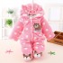 Boy Girl Cute Hooded Romper Clothes Outfits Infant Warm Clothing High Quality Baby Rompes Polka Dots Hooded Rompers Clothes